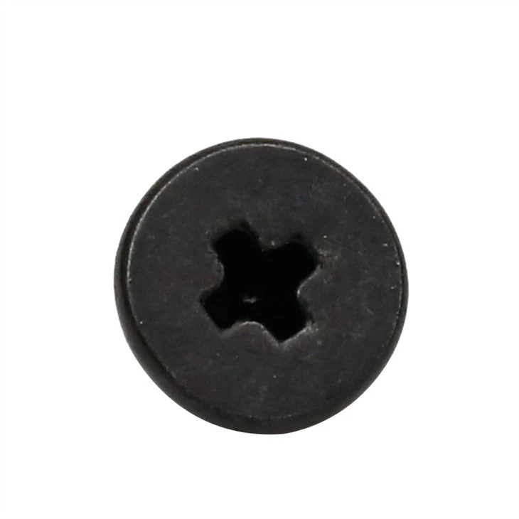 Fladt hoved phillips mini sort skrue