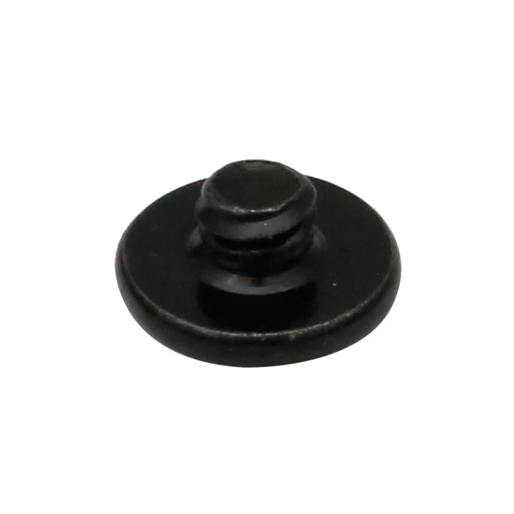 Flat head phillips mini black screw